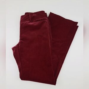 LOFT Ann Taylor Burgundy Julie Corduroy Pants
